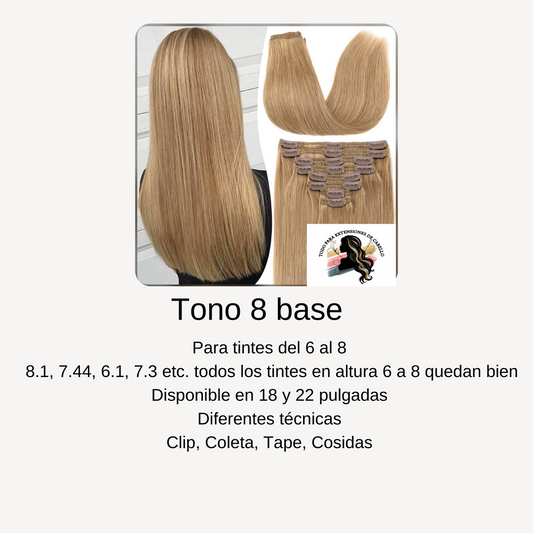 Clip Tono 8 (Base) 18 pulgadas 100g